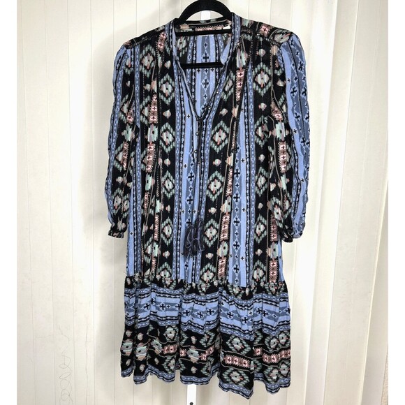 Anthropologie Holding Horses Dress Bohemian Short Relaxed Fit Size XS - Picture 1 of 7